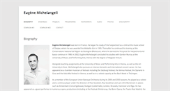 Desktop Screenshot of eugenemichelangeli.com